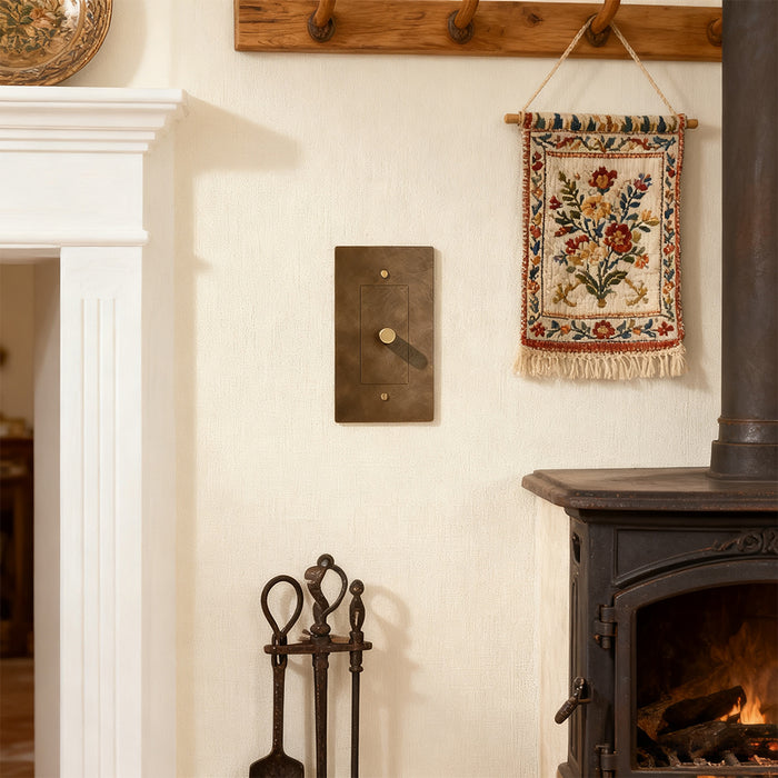 Brass Rotary Dimmer Switch (1 to 5 Gang)