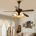 Bravelle Vintage Ceiling Fan Light Vakkerlight