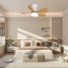 Small Arilia 29" Ceiling Fan Light Vakkerlight