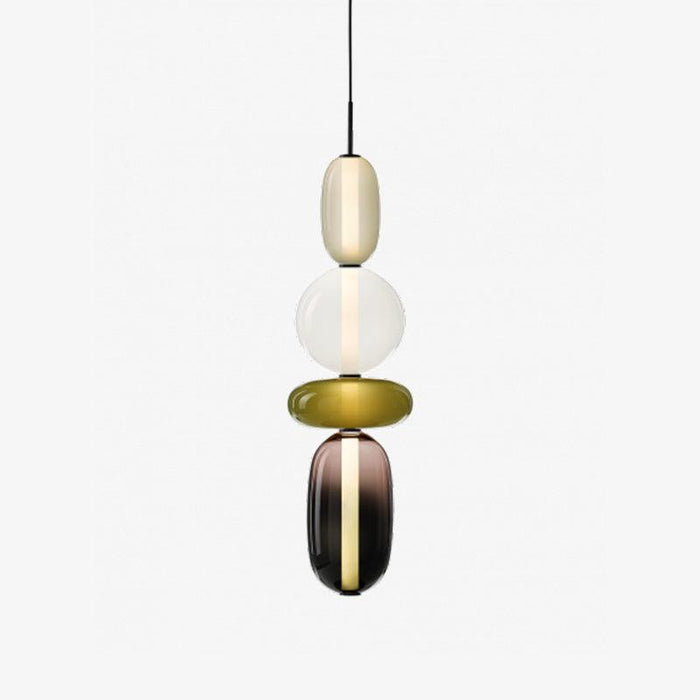 Candied Glass Combo Pendant Light