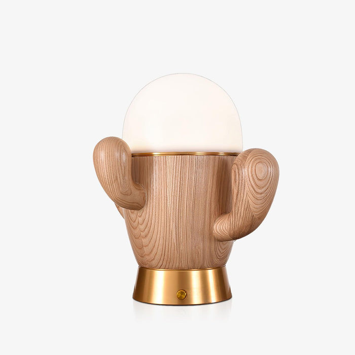 Wooden Cactus Table Lamp Vakkerlight
