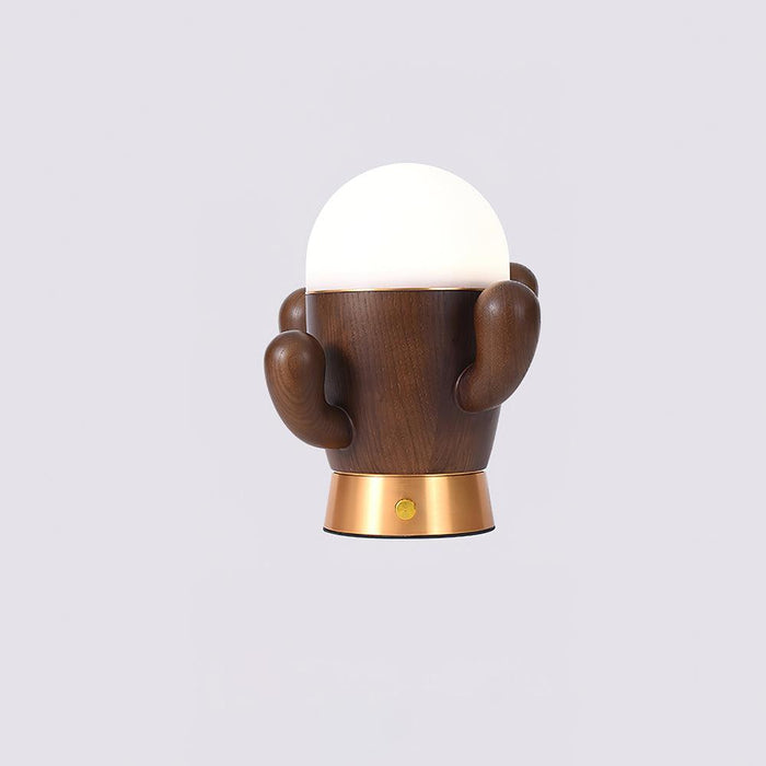 Wooden Cactus Table Lamp Vakkerlight