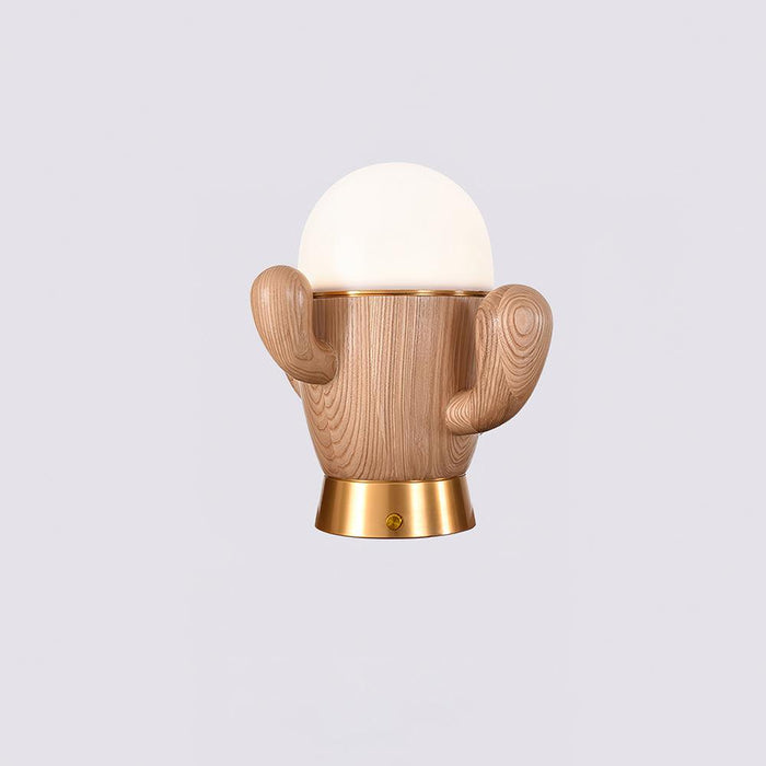 Wooden Cactus Table Lamp Vakkerlight