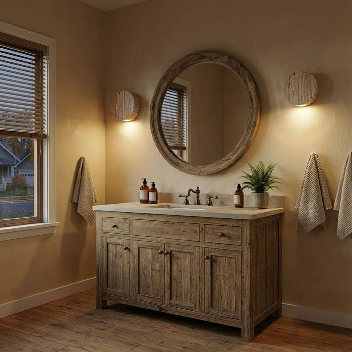 Caelan Travertine Wall Sconce Vakkerlight