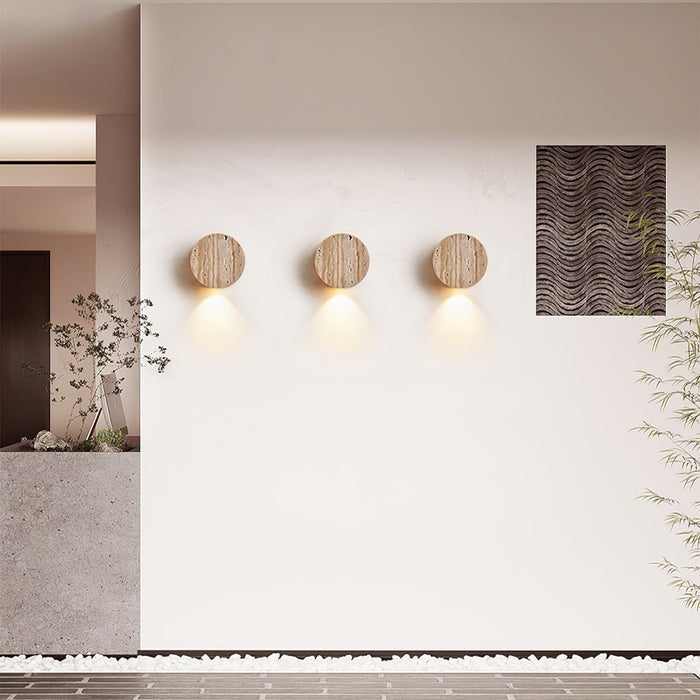 Caelan Travertine Wall Sconce Vakkerlight