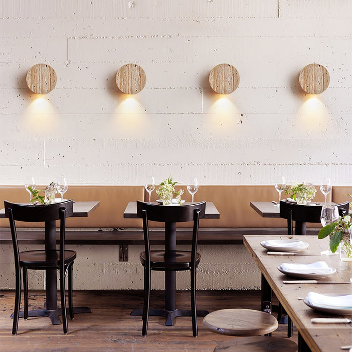 Caelan Travertine Wall Sconce Vakkerlight