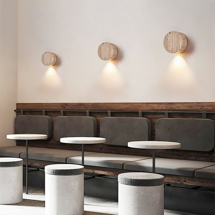 Caelan Travertine Wall Sconce Vakkerlight