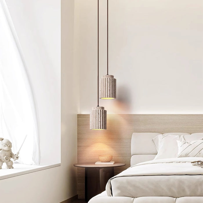 Caelia Travertine Pendant Light Vakkerlight