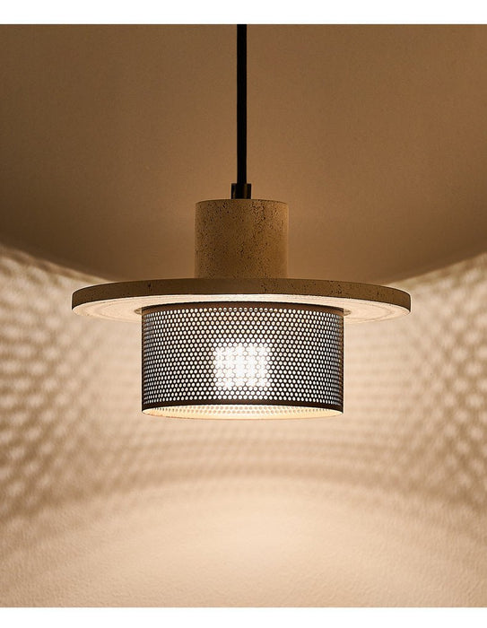 Caldera Travertine Mesh Pendant Lamp Vakkerlight