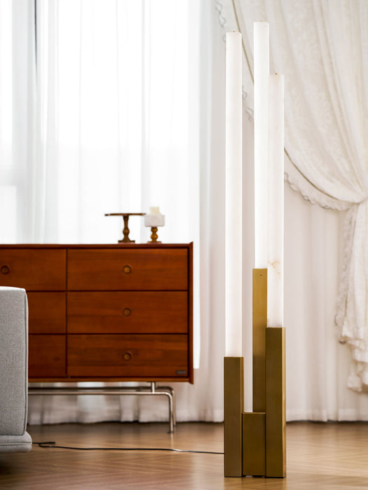 Callisto Alabaster Floor Lamp Vakkerlight