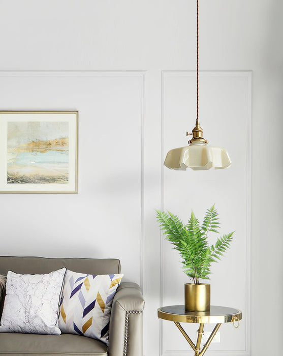 French Flower Pendant Light Vakkerlight