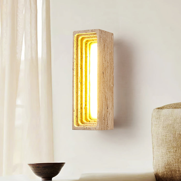 Canyon Travertine Wall Sconce Vakkerlight