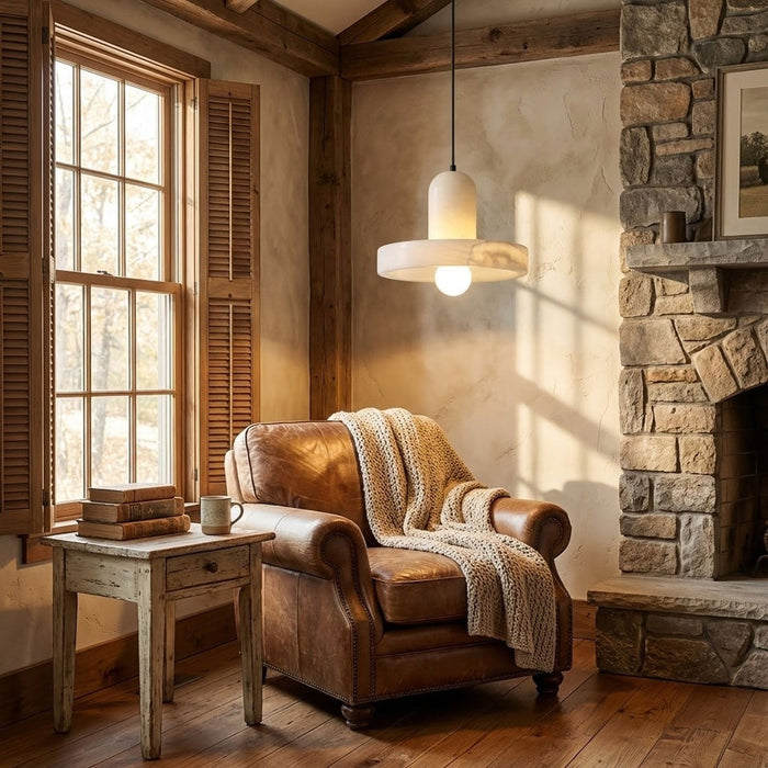Carrara Alabaster Pendant Lamp Vakkerlight
