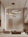 Celestial Orbit Travertine Chandelier Vakkerlight