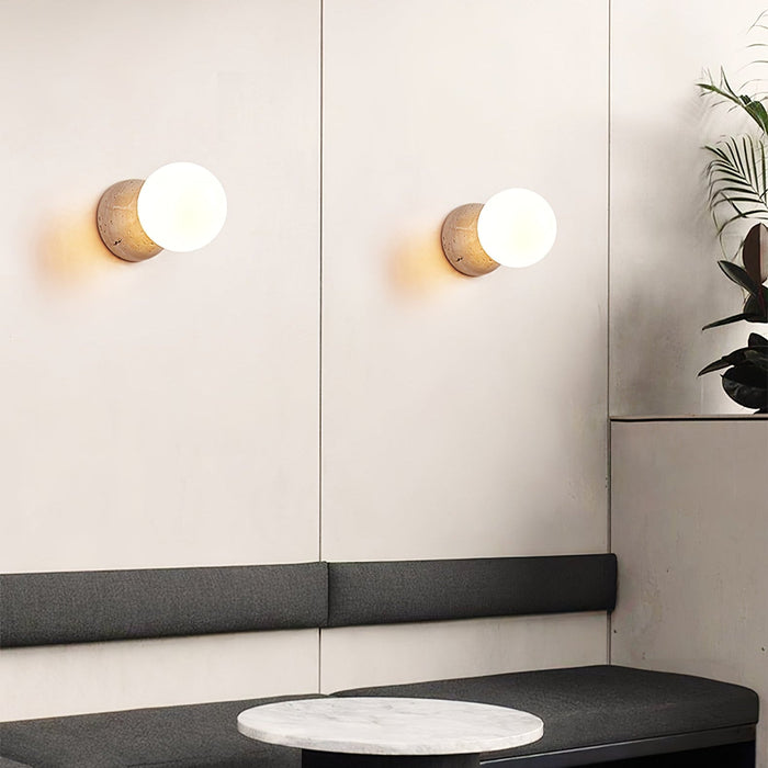 Celestial Travertine Wall Sconce Vakkerlight
