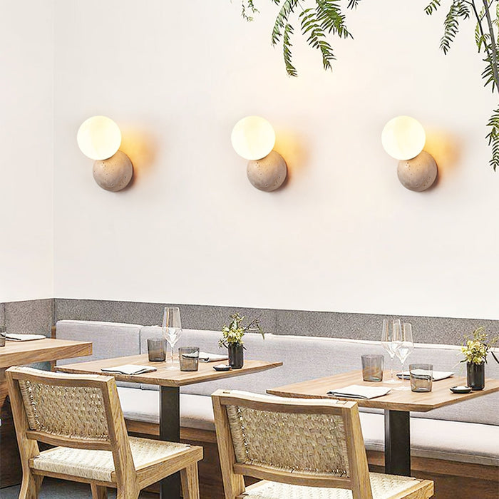 Celestial Travertine Wall Sconce Vakkerlight