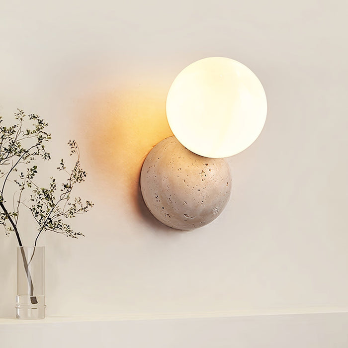 Celestial Travertine Wall Sconce Vakkerlight