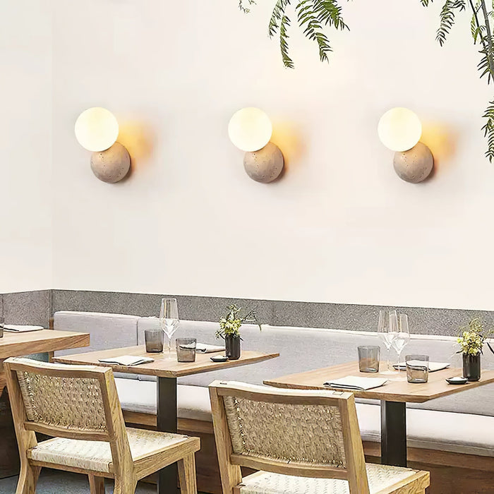 Celestial Travertine Wall Sconce Vakkerlight
