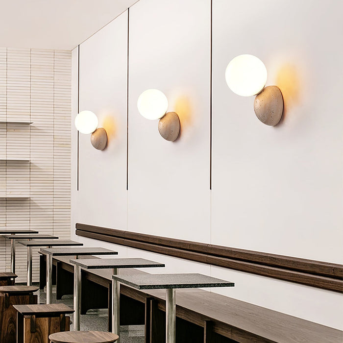 Celestial Travertine Wall Sconce Vakkerlight