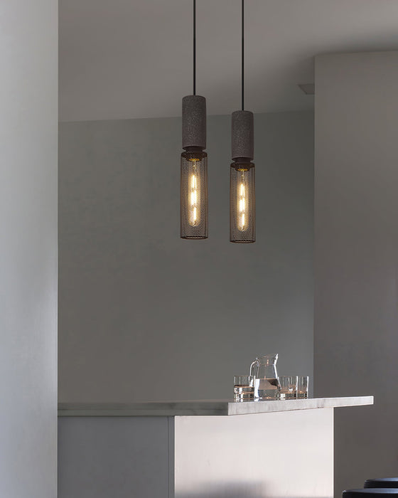 Cement Mesh Pendant Light Vakkerlight