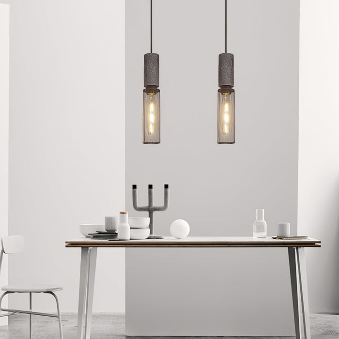 Cement Mesh Pendant Light Vakkerlight