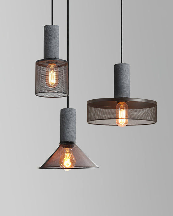 Cement Mesh Pendant Light Vakkerlight