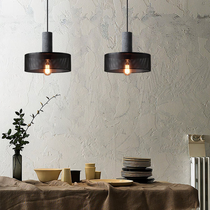 Cement Mesh Pendant Light Vakkerlight