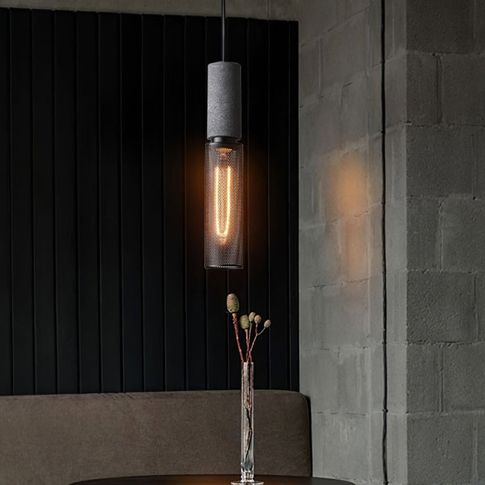 Cement Mesh Pendant Light Vakkerlight