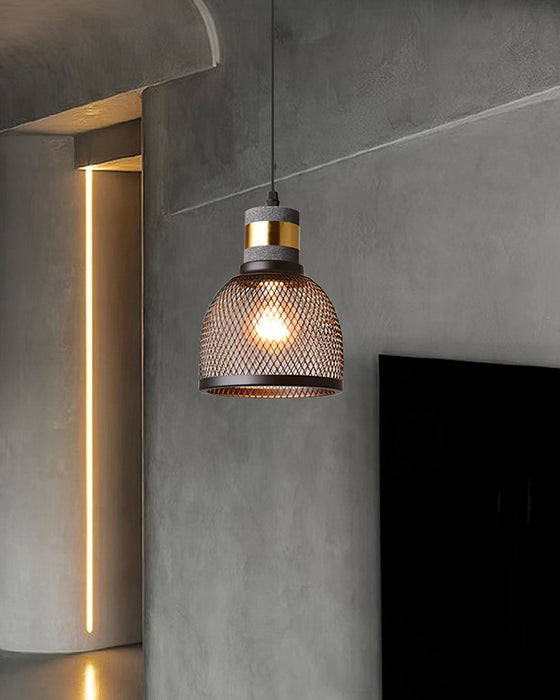 Cement Mesh Pendant Light Vakkerlight