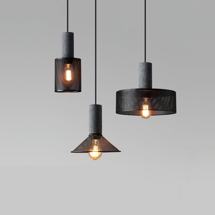 Cement Mesh Pendant Light Vakkerlight