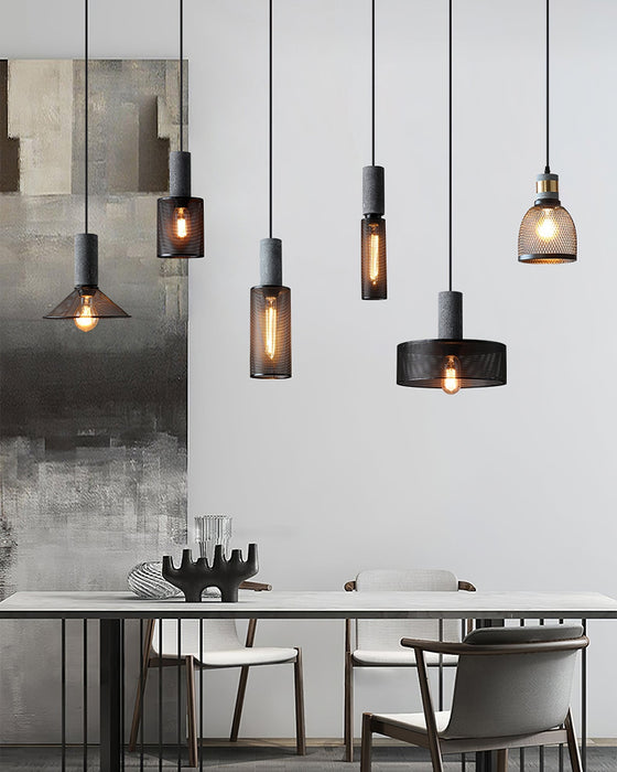 Cement Mesh Pendant Light Vakkerlight