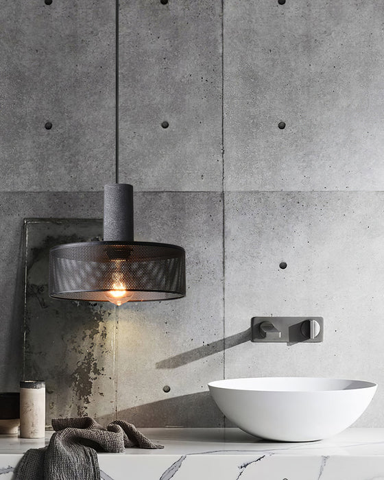 Cement Mesh Pendant Light Vakkerlight