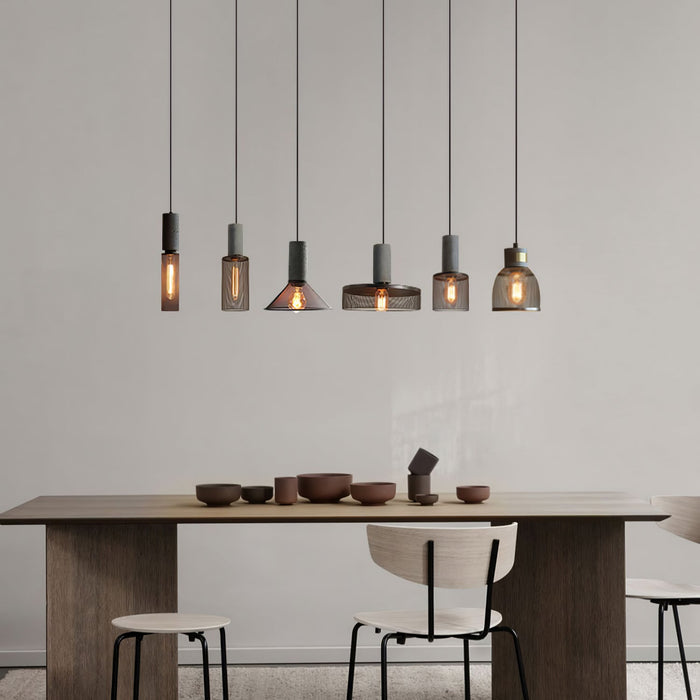 Cement Mesh Pendant Light Vakkerlight