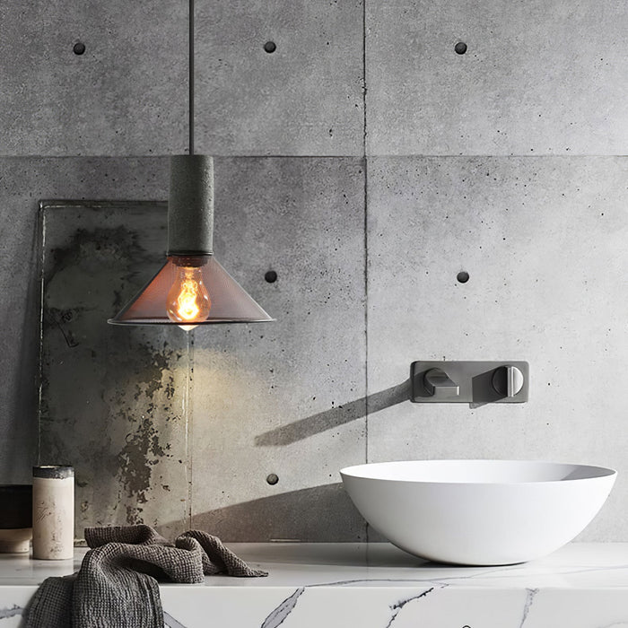 Cement Mesh Pendant Light Vakkerlight