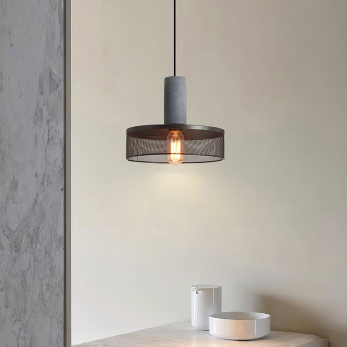Cement Mesh Pendant Light Vakkerlight