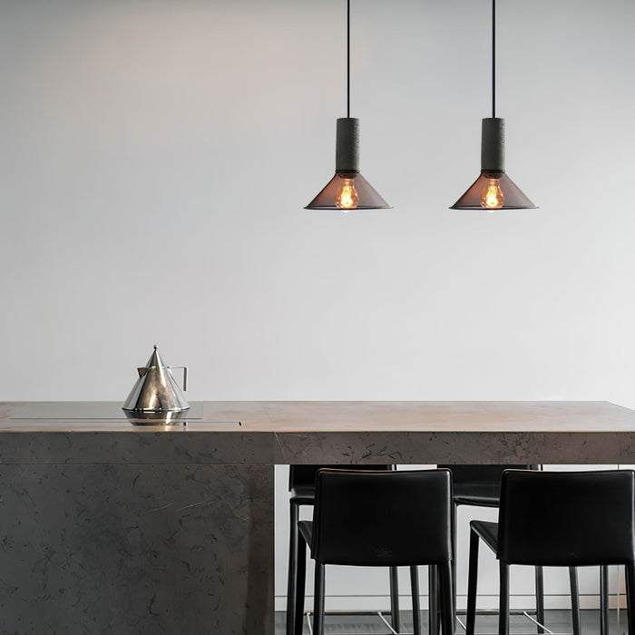 Cement Mesh Pendant Light Vakkerlight
