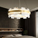 Alabaster Halo Chandelier Vakkerlight