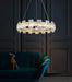 Alabaster Halo Chandelier Vakkerlight