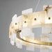 Alabaster Halo Chandelier Vakkerlight