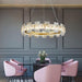 Alabaster Halo Chandelier Vakkerlight
