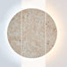 Circle Travertine Wall Lamp Vakkerlight