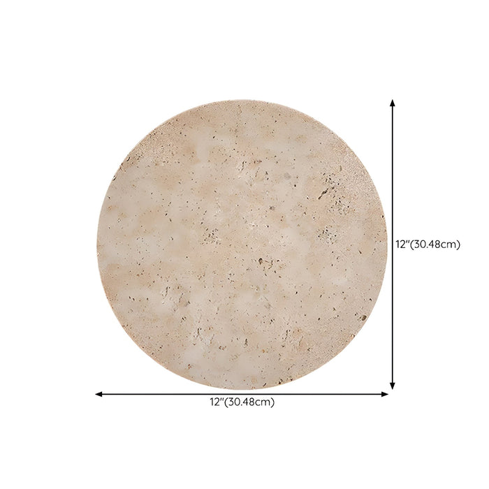 Circle Travertine Wall Lamp Vakkerlight