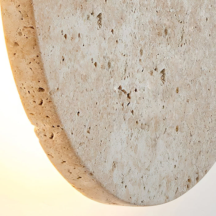Circle Travertine Wall Lamp Vakkerlight