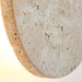 Circle Travertine Wall Lamp Vakkerlight