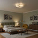 Clocks Alabaster Ceiling Light Vakkerlight