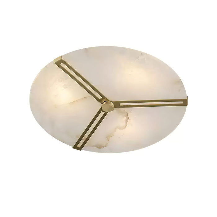 Clocks Alabaster Ceiling Light Vakkerlight