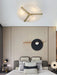 Clocks Alabaster Ceiling Light Vakkerlight
