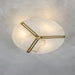 Clocks Alabaster Ceiling Light Vakkerlight