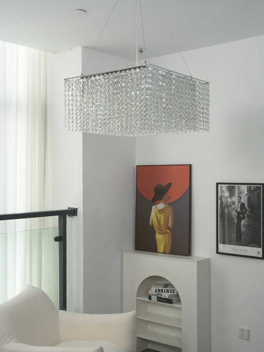 Crystal Frame Chandelier Vakkerlight