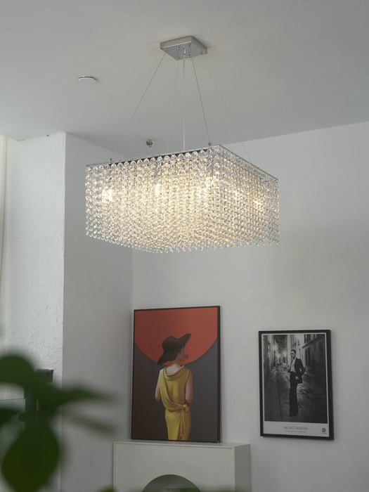Crystal Frame Chandelier Vakkerlight